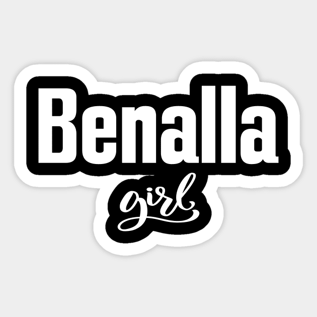 Benalla Girl Australia Raised Me Sticker by ProjectX23Red